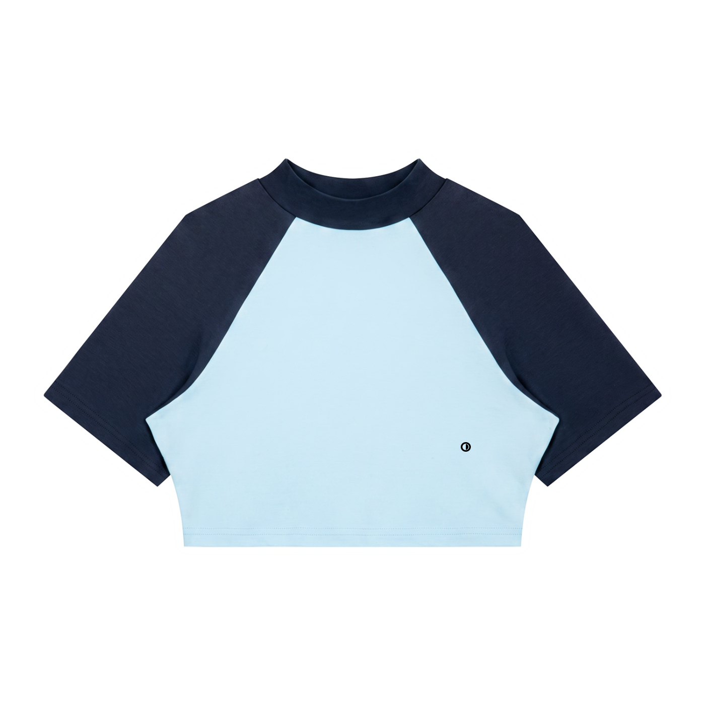 Women’s Color Block Raglan Crop T-Shirt