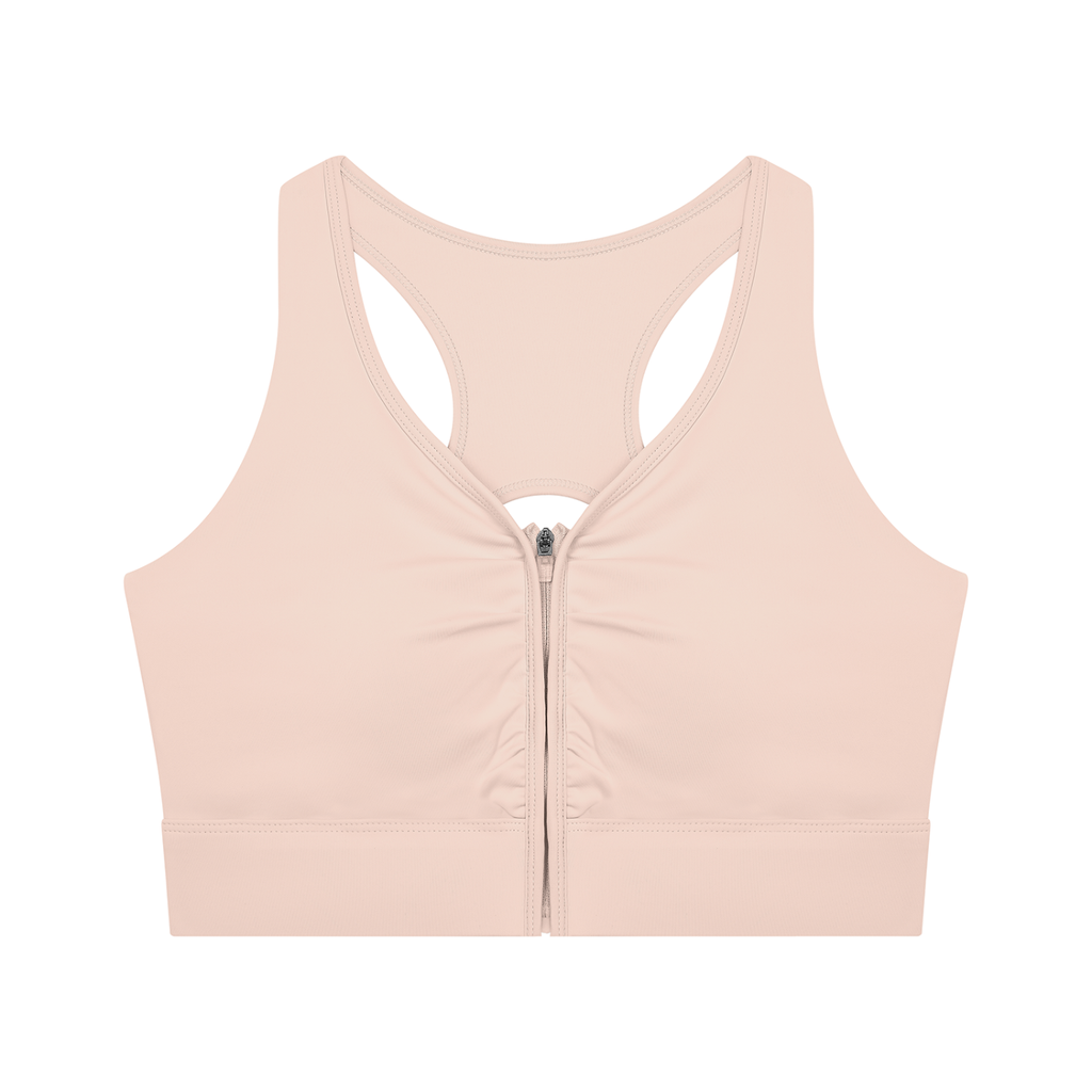 Ovia Cropped Zip Bra