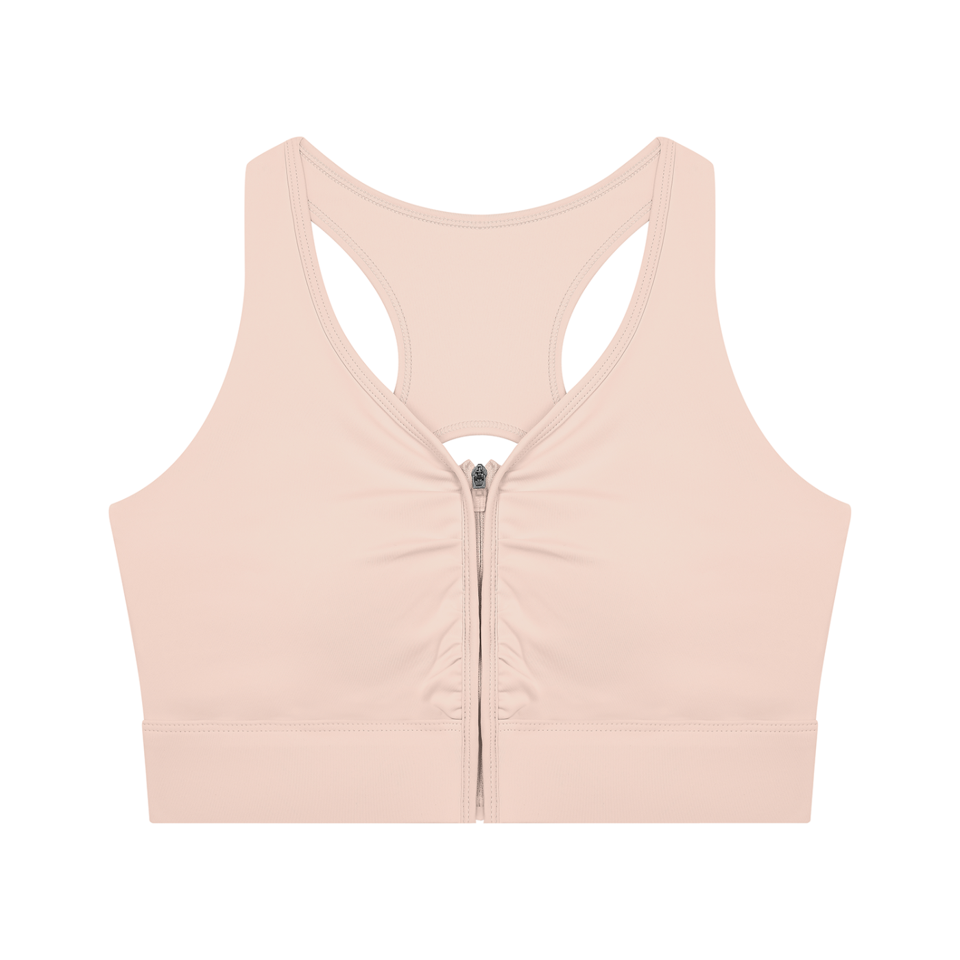 Women’s Cropped Zip Yoga Sports Bra