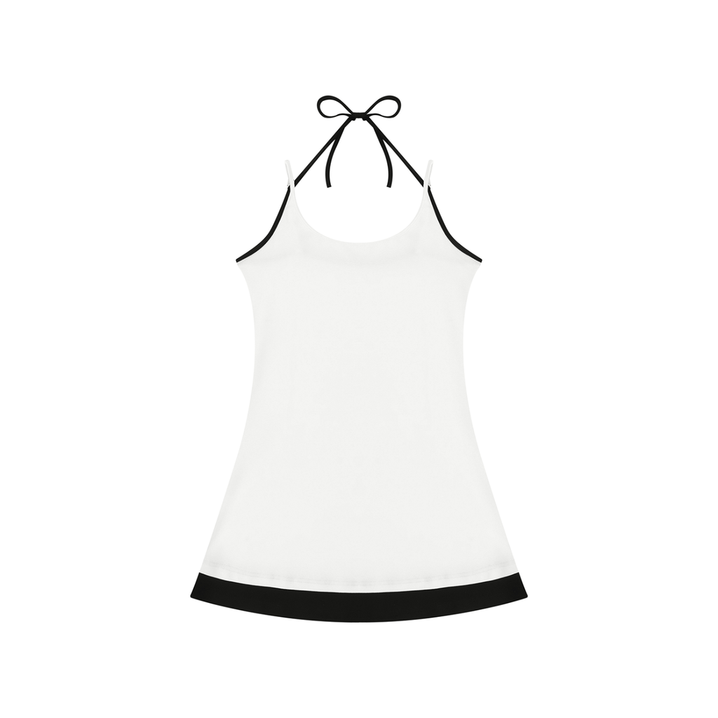 Ovia Contrast Sleeveless Dress