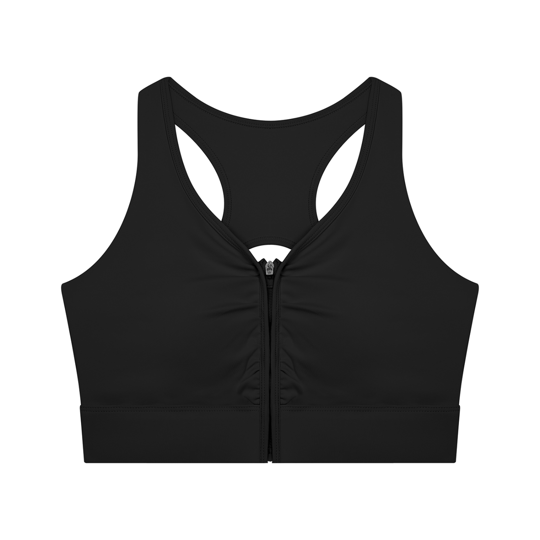 Ovia Cropped Zip Bra