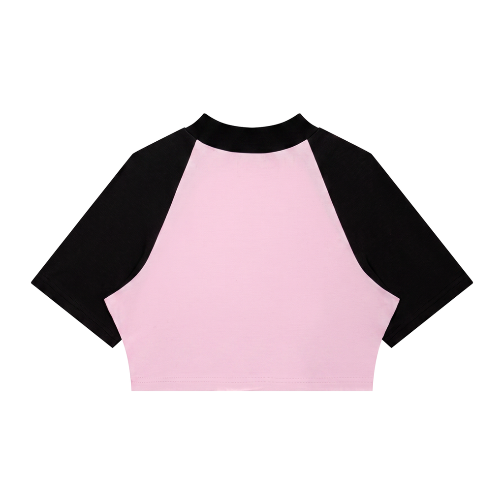Ovia Contrast Raglan Crop
