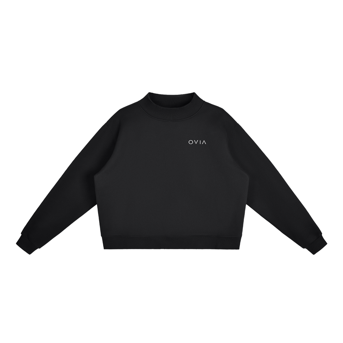 Ovia Fleece Mock Neck