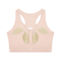 Ovia Cropped Zip Bra