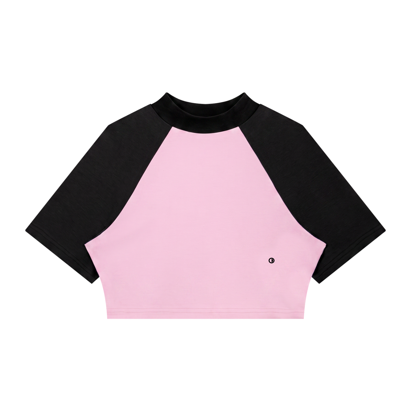 Women’s Color Block Raglan Crop T-Shirt