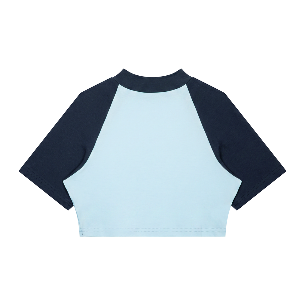 Ovia Contrast Raglan Crop
