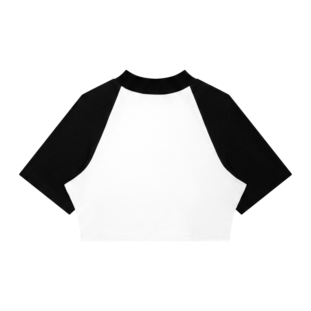 Ovia Contrast Raglan Crop