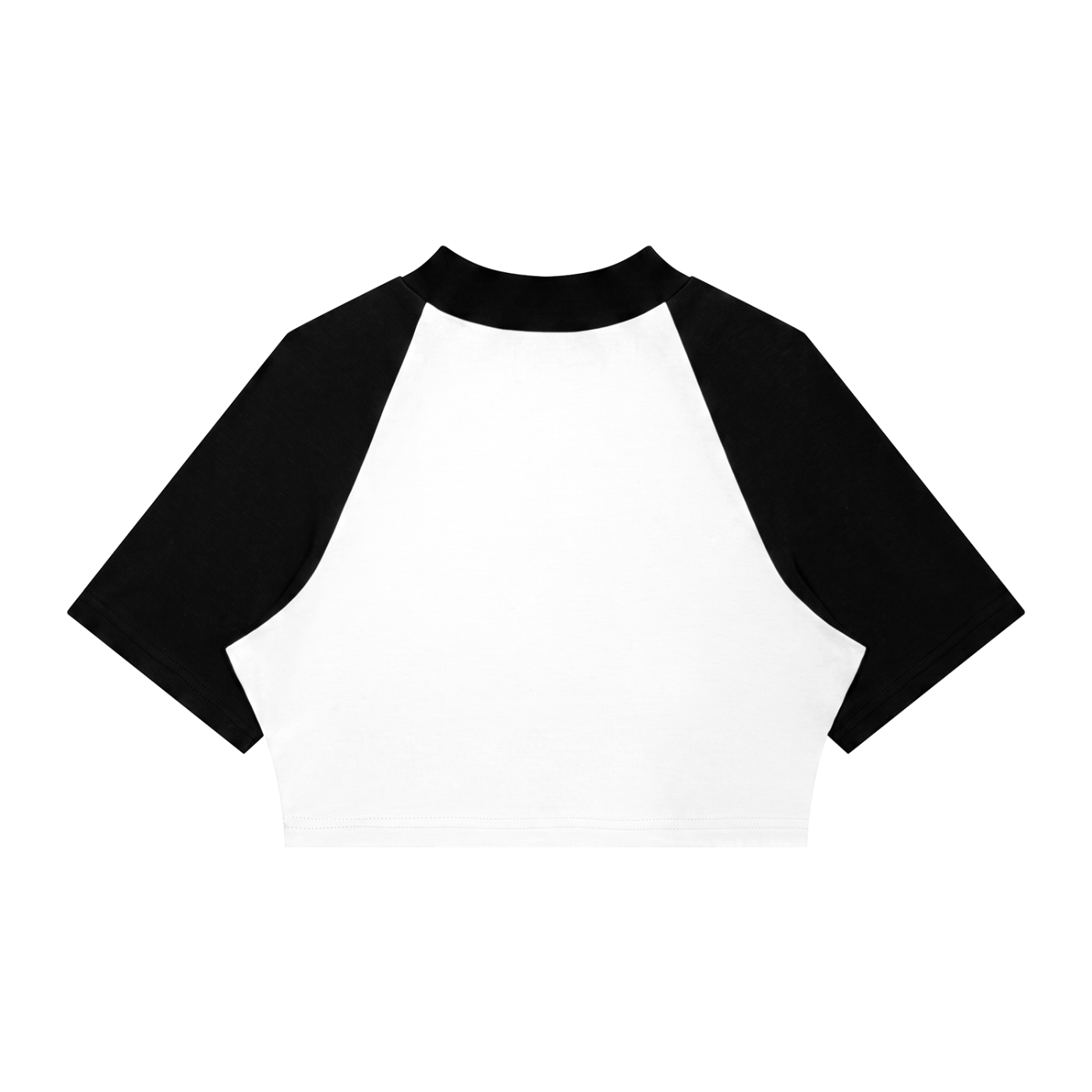 Women’s Color Block Raglan Crop T-Shirt