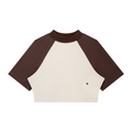 Ovia Contrast Raglan Crop