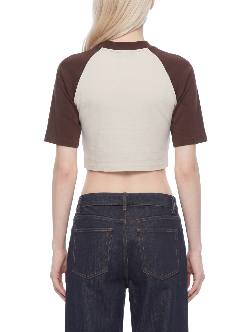 Ovia Contrast Raglan Crop